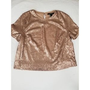 Forever 21 gold top